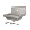 Picture of Encore® Wall Mount Type 304 Series Stainless Steel Hand Sink Single Mounting Hole 14" x 10" x 5" Deep Less Side Splash