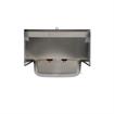 Picture of Encore® Wall Mount Type 304 Series Stainless Steel Hand Sink 4" OC Mounting Holes 14" x 10" x 5" Deep Less Side Splash with KHS11-4000