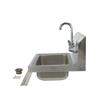 Picture of Encore® Wall Mount Type 304 Series Stainless Steel Hand Sink 4" OC Mounting Holes 14" x 10" x 5" Deep Less Side Splash with TLL15-4100-SE1Z