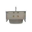 Picture of Encore® Wall Mount Type 304 Series Stainless Steel Hand Sink 4" OC Mounting Holes 14" x 10" x 5" Deep Less Side Splash with TLL15-4100-SE1Z