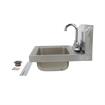 Picture of Encore Wall Mount Type 304 Series Stainless Steel Hand Sink 4" OC Mounting Holes 14" x 10" x 5" Deep Less Side Splash with TLL11-4100-SE1Z