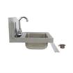 Picture of Encore Wall Mount Type 304 Series Stainless Steel Hand Sink 4" OC Mounting Holes 14" x 10" x 5" Deep Less Side Splash with TLL11-4100-SE1Z