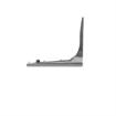 Picture of 7" L Chrome Plated Die Cast Folding Removable Shelf Bracket with Stainless Steel Mount