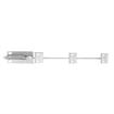 Picture of 12-1/8" L Stainless Steel Fold Down 3-Rail Trail Slide Bracket