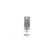 Picture of 7-1/2" L Stainless Steel Folding Removable Shelf Bracket