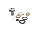 Picture of Encore® Polished Chrome Plated Brass Swirl Inlet Fitting, 1/2" NPT