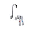 Picture of Encore® Knee Valve with Dual Pedal and Rough Chrome Valve Body, Includes 3-1/2" Swivel Gooseneck Spout