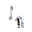 Picture of Encore® Knee Valve with Dual Pedal and Rough Chrome Valve Body, Includes 3-1/2" Swivel Gooseneck Spout