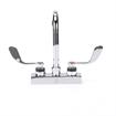 Picture of Encore 4" OC Deck Mount Faucet with 3-1/2" Swivel Gooseneck Spout and 4" Wrist Blade Handles