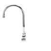 Picture of Encore 4" OC Deck Mount Faucet with 8-1/2" Swivel Gooseneck Spout and 4" Wrist Blade Handles