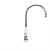 Picture of Encore 4" OC Deck Mount Faucet with 8-1/2" Swivel Gooseneck Spout and 4" Wrist Blade Handles