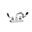 Picture of Encore 4" OC Deck Mount Faucet with 6" Swivel Spout and 4" Wrist Blade Handles