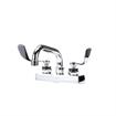 Picture of Encore 4" OC Deck Mount Faucet with 6" Swivel Spout and 4" Wrist Blade Handles