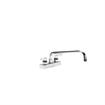 Picture of Encore 4" OC Brass Chrome Plated Deck Mount Faucet with 12" Swivel Spout