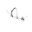 Picture of Encore 8" OC Deck Mount Faucet with 6" Swivel Gooseneck Spout and 4" Wrist Blade Handles