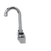 Picture of Encore® 4" OC Wall Mount Faucet with 3-1/2" Swivel Gooseneck Spout .5GPM PCA Spray Aerator and 4" Wrist Blade Handles