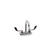 Picture of Encore® 4" OC Wall Mount Faucet with 6" Swivel Gooseneck Spout and 4" Wrist Blade Handles