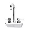 Picture of Encore 4" OC Wall Mount Faucet Ceramic Valves with 3-1/2" Swivel Gooseneck Spout