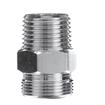 Picture of Chrome Plated Brass Pre-Rinse Hose Adapter Converts Encore Hose to Male 1/2" NPT