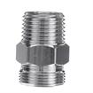 Picture of Chrome Plated Brass Pre-Rinse Hose Adapter Converts Encore Hose to Male 1/2" NPT