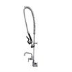 Picture of Encore® 8" OC. Brass Chrome Plated Wall Mount Pre Rinse Assembly with 6" Add On Faucet