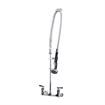 Picture of Encore® 8" OC. Brass Chrome Plated Wall Mount Pre Rinse Assembly 1.2GPM Spray Head with Wall Bracket