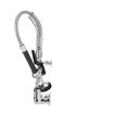 Picture of Encore® 8" OC Brass Chrome Plated Mini Pre-Rinse Assembly with Wall Bracket