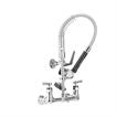 Picture of Encore® 8" OC Brass Chrome Plated Mini Pre-Rinse Assembly with Wall Bracket
