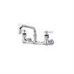 Picture of Encore® 8" OC. Brass Chrome Plated Wall Mount Faucet with 8" Swivel Spout
