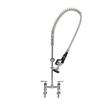 Picture of Encore®  4" OC Brass Chrome Plated Elevated Deck Mount Pre-Rinse with Wall Bracket