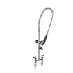 Picture of Encore®  4" OC Brass Chrome Plated Elevated Deck Mount Pre-Rinse with Wall Bracket