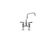 Picture of Encore® 4" OC Brass Chrome Plated Elevated Deck Mount Faucet with 18" Swivel Spout