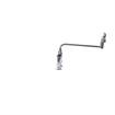 Picture of Encore® 4" OC Brass Chrome Plated Elevated Deck Mount Faucet with 18" Swivel Spout