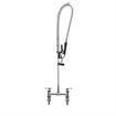 Picture of Encore®  8" OC Brass Chrome Plated  Deck Mount Pre-Rinse Less Wall Bracket