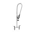 Picture of Encore®  8" OC Brass Chrome Plated  Deck Mount Pre-Rinse Less Wall Bracket