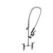 Picture of Encore®  8" OC Brass Chrome Plated Deck Mount Pre-Rinse 96" Hose with Wall Bracket