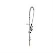 Picture of Encore® Brass Chrome Plated Single Deck Mount Pre-Rinse with Mixing Valve and Wall Bracket