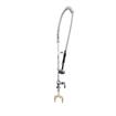 Picture of Encore® Brass Chrome Plated Single Deck Mount Pre-Rinse with Mixing Valve and Wall Bracket