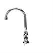 Picture of Encore® Brass Chrome Plated Single Pantry Deck Mount Faucet 6" Rigid Gooseneck  Spout