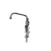 Picture of Encore® 6" OC Brass Chrome Plated Elevated Deck Mount Faucet with 6" Swivel Spout