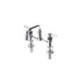 Picture of Encore® 6" OC Brass Chrome Plated Elevated Deck Mount Faucet with 6" Swivel Spout