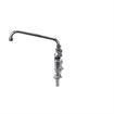 Picture of Encore® 6" OC Brass Chrome Plated Elevated Deck Mount Faucet with 10" Swivel Spout