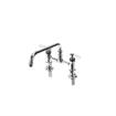 Picture of Encore® 6" OC Brass Chrome Plated Elevated Deck Mount Faucet with 10" Swivel Spout