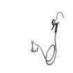 Picture of Encore®  Brass Chrome Plated Single Wall Mount Pot Filler Assembly with 72" Hose and Vacuum Breaker
