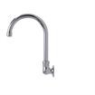 Picture of Encore® Brass Chrome Plated Wall Mount Spout Base with 6" Rigid Gooseneck Spout