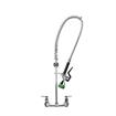 Picture of Encore® Brass Chrome Plated 8" OC Wall Mount Pre-Rinse with KLF-Y104A Variable Flow Spray Head