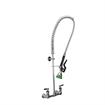 Picture of Encore® Brass Chrome Plated 8" OC Wall Mount Pre-Rinse with KLF-Y104A Variable Flow Spray Head