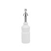 Picture of Encore® Soap Dispenser, Manual, 32 oz. Capacity, 3-1/2" x 15" x 7-7/16", White Polyethylene Bottle, Chrome Plated Brass Spout, Pump & Spout, Vandal Resistant, SANIGUARD® Antimicrobial Product Protection