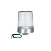 Picture of Aluminum Refrigerator Light With Clear Polycarbonate Globe