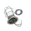 Picture of 100W Surface Mount  Incandescent Hood Light With Clear Coated Tempered Glass Globe And Wire Guard
